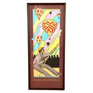 Albuquerque International Balloon Fiesta 1985 Limited Edition Hugh Ricks Poster